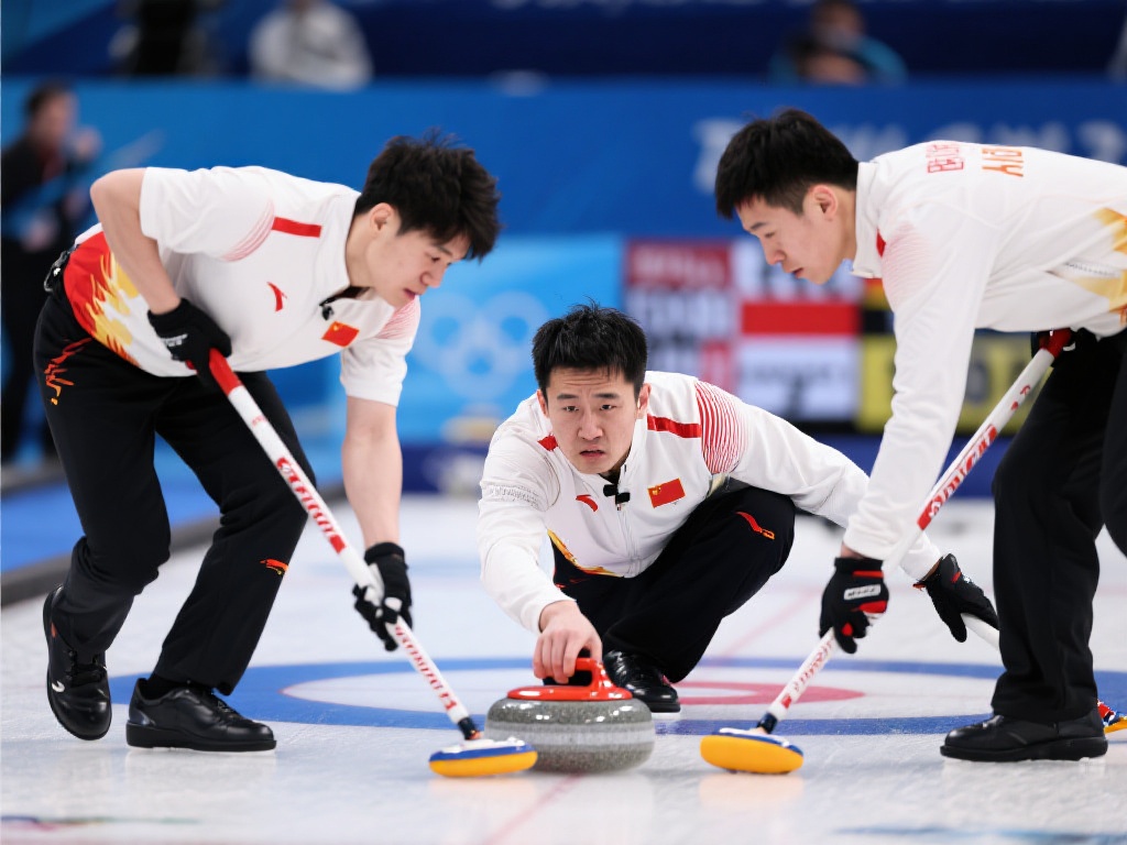 中国男队鏖战冰壶世锦赛力克奥地利8-7