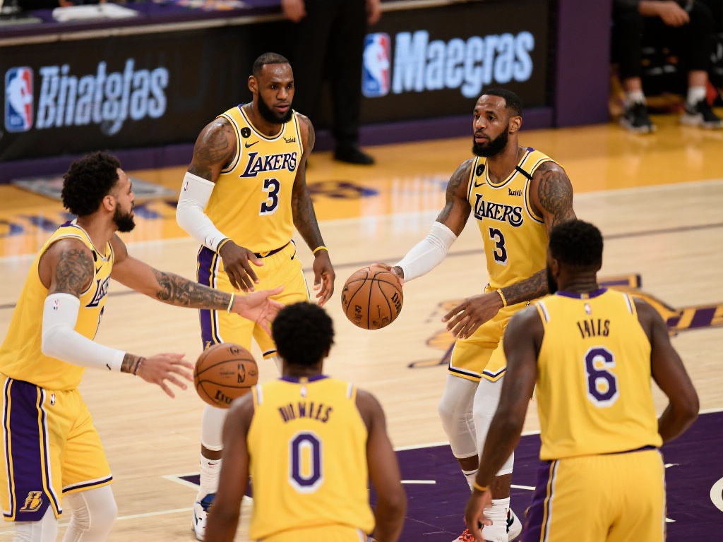 詹姆斯补篮绝杀压哨 湖人艰难险胜步行者