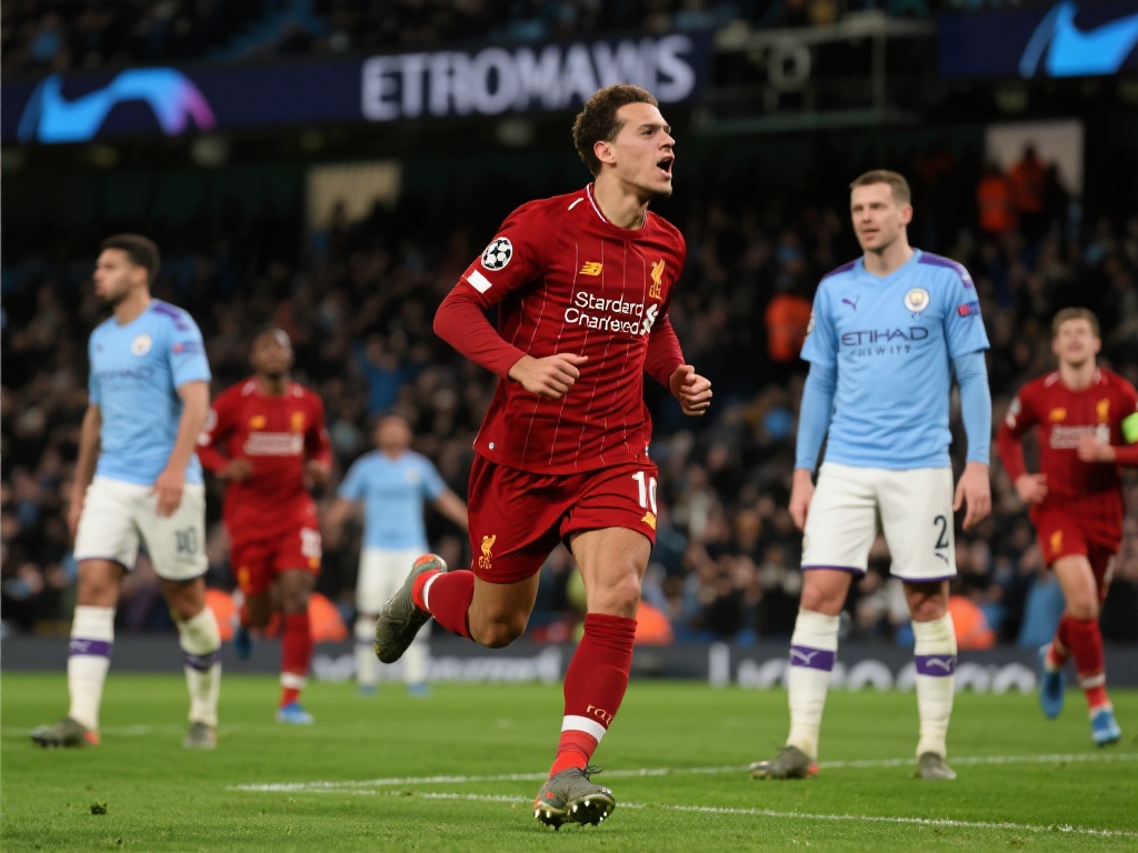 英超巅峰对决：利物浦客场双杀曼城，冠军归属几成定局