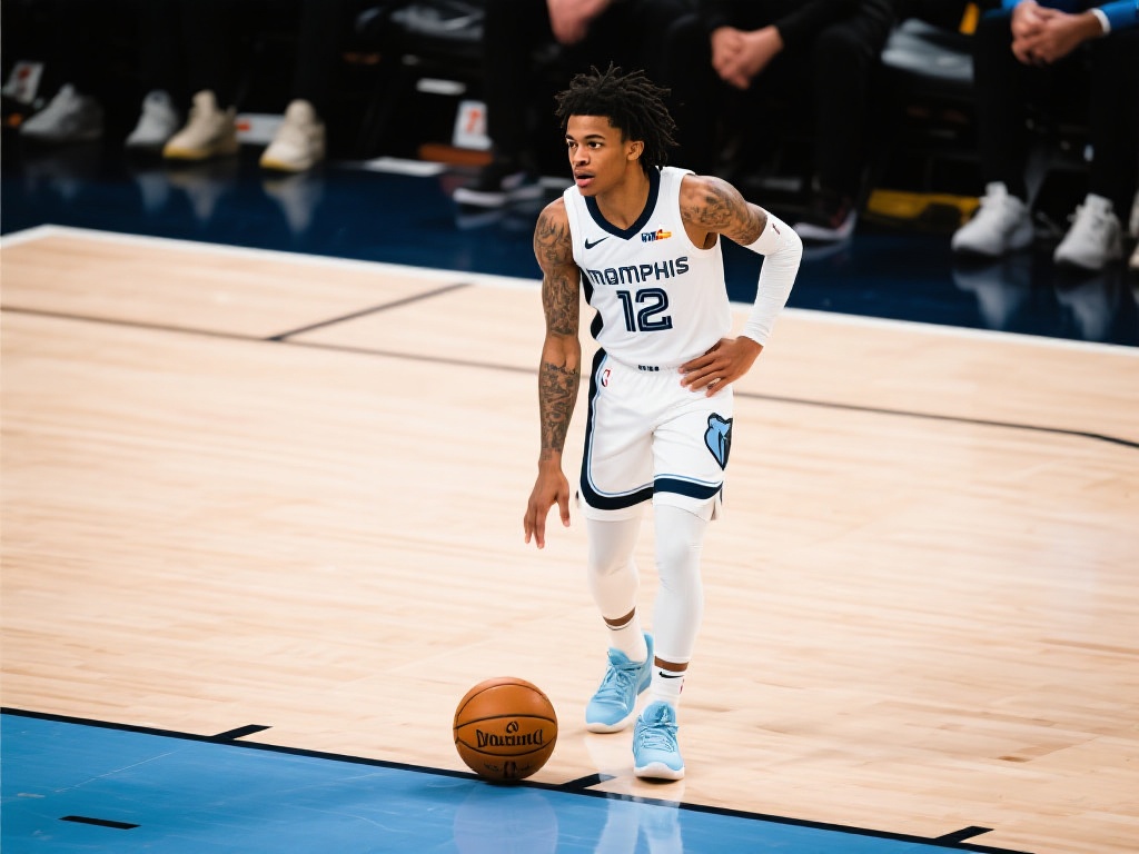 莫兰特陷低迷，首节仅7投1中惨遭反噬