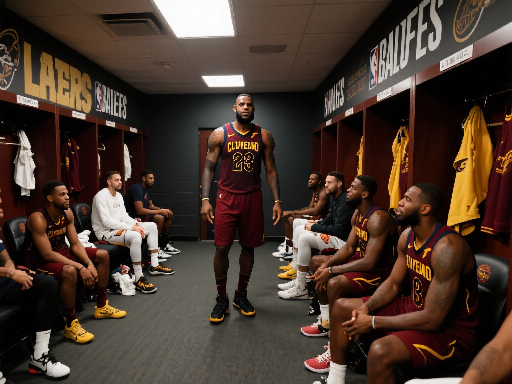 詹姆斯自豪更衣室季后赛经验累积厚实 更衣室不仅是队员们休息的场所,也是一个充